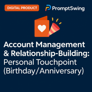 Account Management & Relationship-Building: Personal Touchpoint (Birthday/Anniversary)
