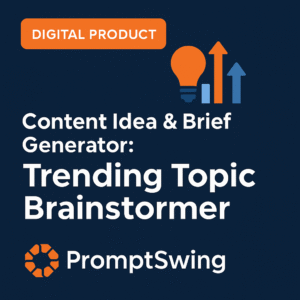 Content Idea & Brief Generator: Trending Topic Brainstormer