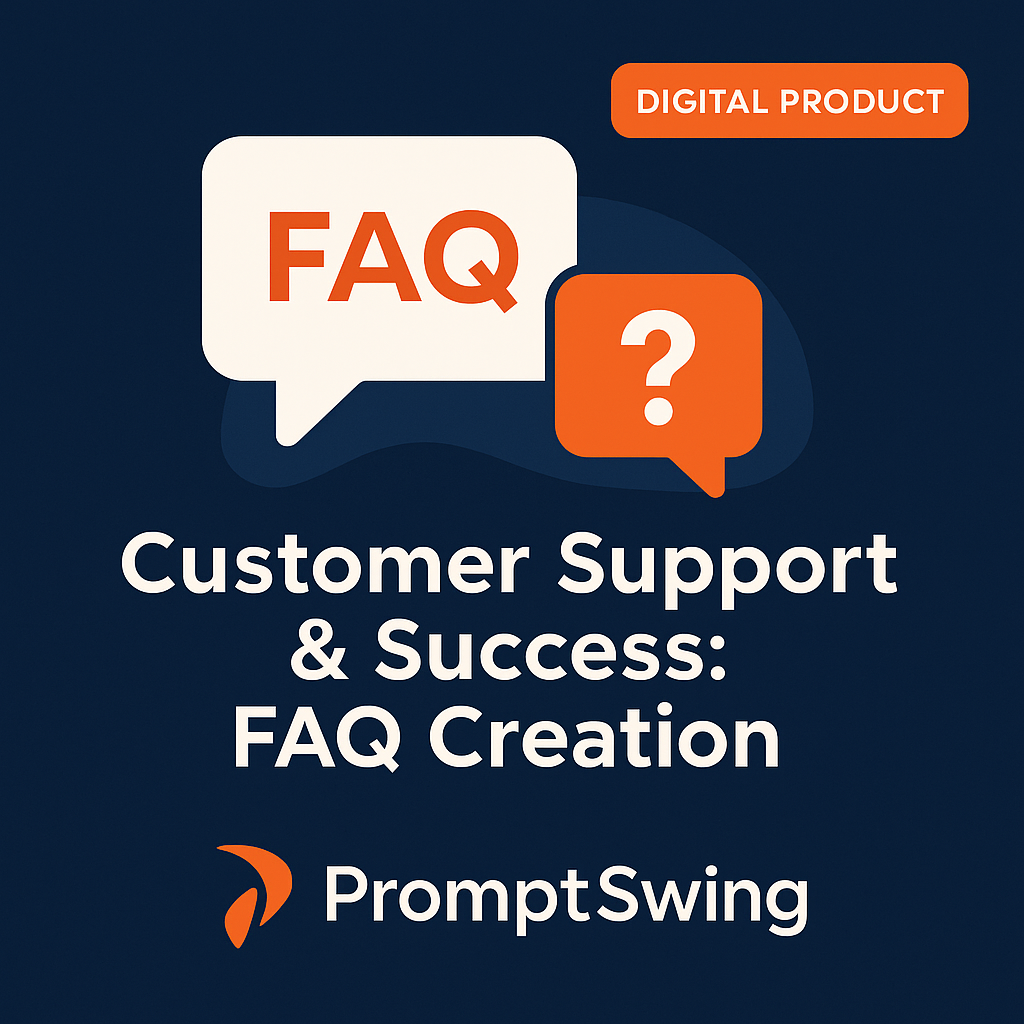 Customer Support & Success: FAQ Creation