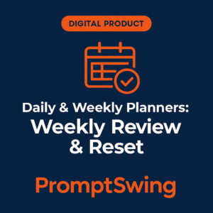 Daily & Weekly Planners: Weekly Review & Reset