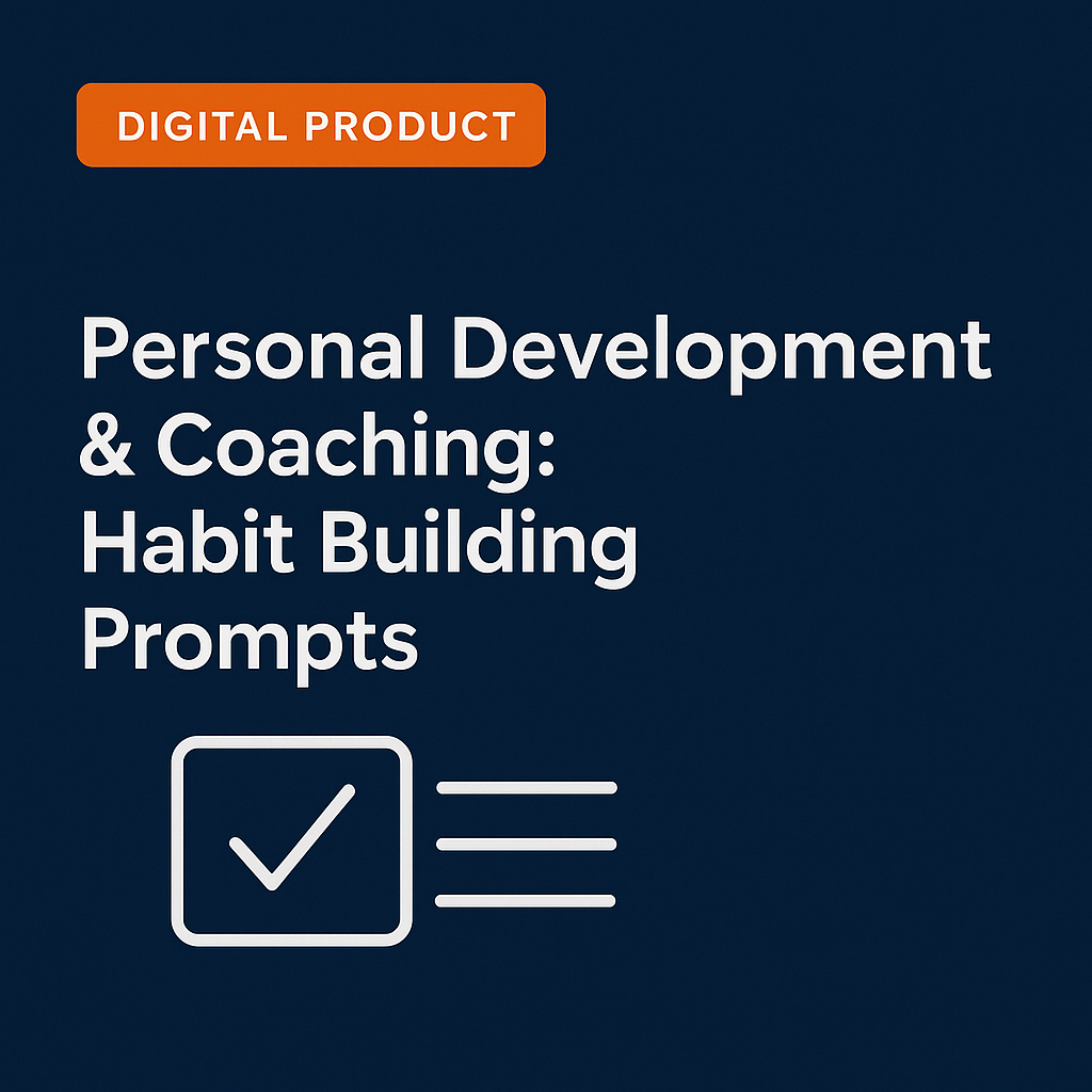 Personal Development & Coaching: Habit Building Prompts