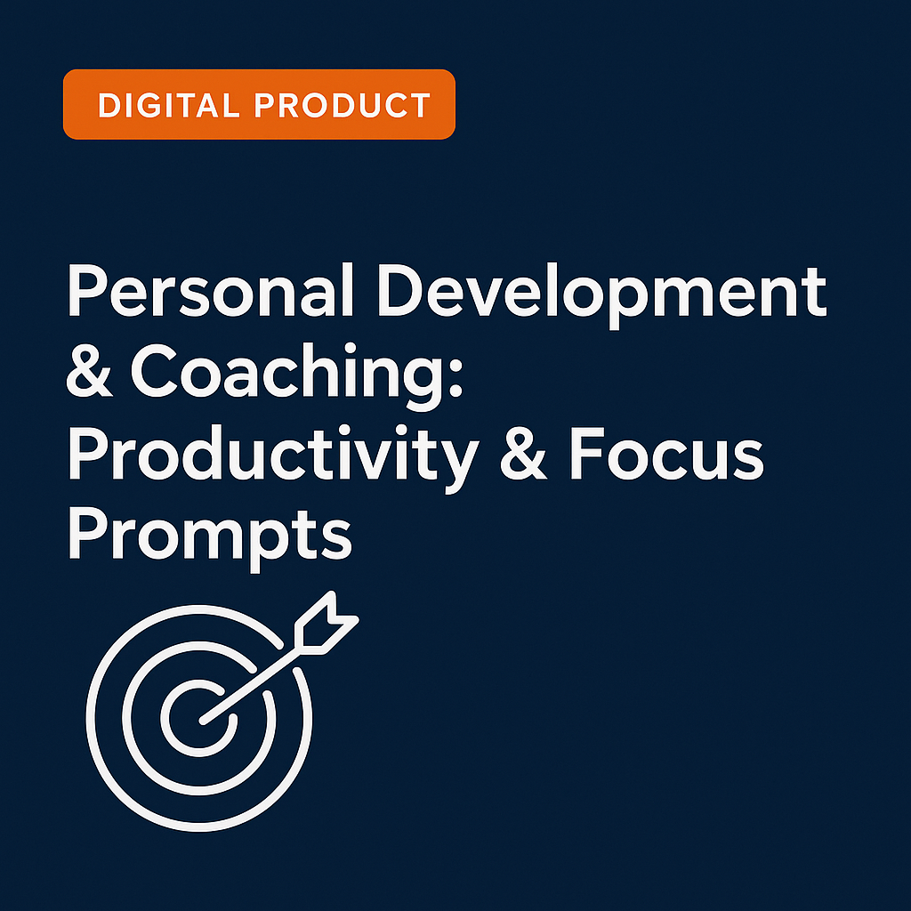 Personal Development & Coaching: Productivity & Focus Prompts