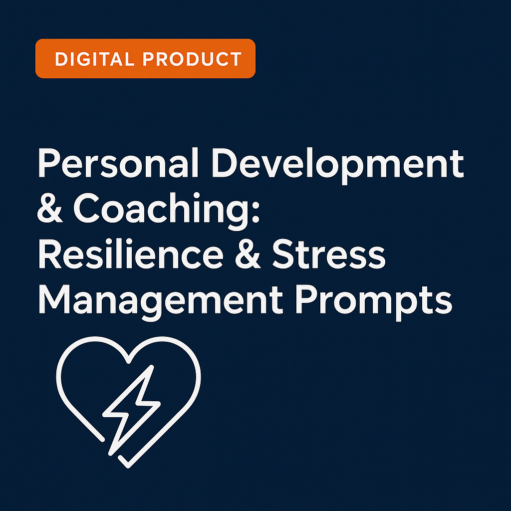 Personal Development & Coaching: Resilience & Stress Management Prompts