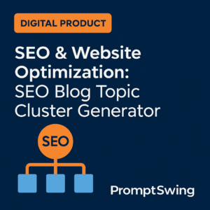 SEO & Website Optimization: SEO Blog Topic Cluster Generator