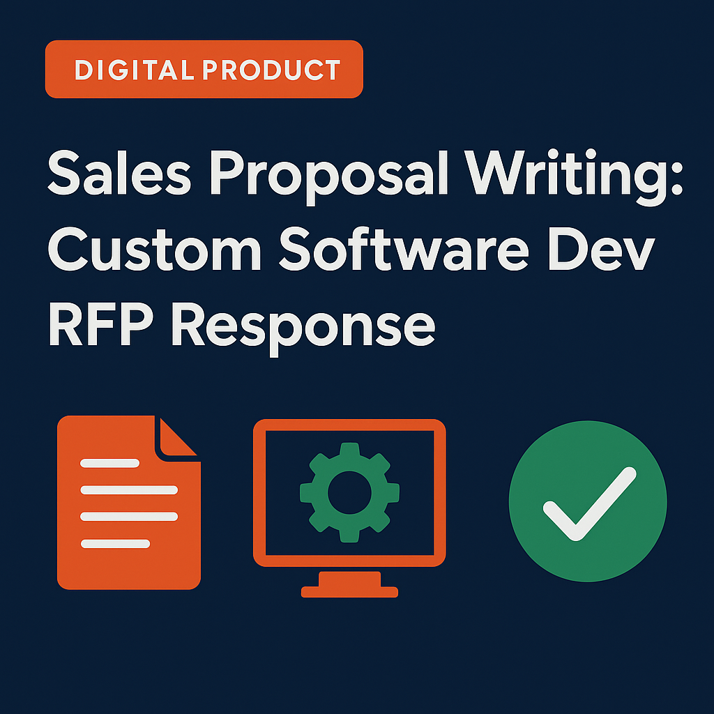 Sales Proposal Writing: Custom Software Dev RFP Response