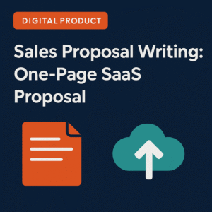 Sales Proposal Writing: One-Page SaaS Proposal