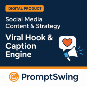 Social Media Content & Strategy: Viral Hook & Caption Engine